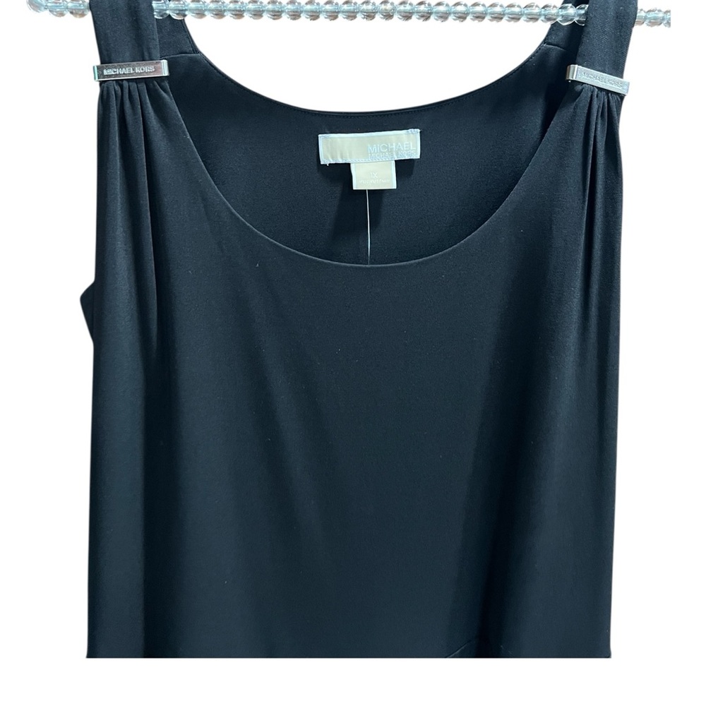 Michael Kors Black Maxi Dress 1X - Picture 4 of 10
